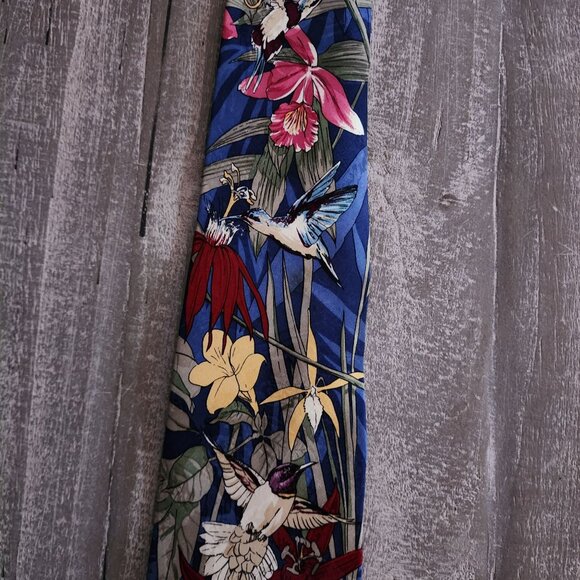 Three Silk Ties Collection Nature Conservancy World WildLife Fund Tropical Tango - Picture 11 of 13